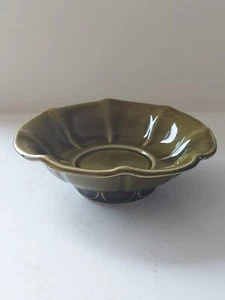 Vintage Mccoy Pottery Bowl Green Fluted USA * Read Description - Picture 1 of 8