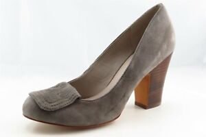 hinge Size 10 M Gray Almond Toe Pump Leather Women