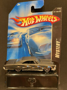 2007 Hot Wheels Mystery '65 Pontiac Bonneville  flat black w. blue/orange pin st