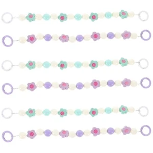 3 Pieces Mobile Phone Chain Bracelet Decor for Wood Beaded Charms - Zdjęcie 1 z 12