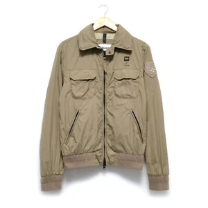 Blauer U.S.A. Men’s Beige Bomber Jacket Size M-L - Picture 1 of 24