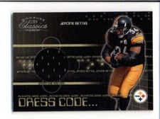 JEROME BETTIS 2003 DONRUSS CLASSICS #DC-4 DRESS CODE JERSEY #230/550 BC2893