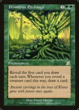 1x Primitive Etchings MTG Magic Scourge NM