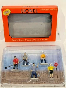 LIONEL6-14241 #1 CONSRTUCTION ROAD CREW "HAND PAINTED PEWTER ~ " NEW "~VERY NICE - Picture 1 of 1