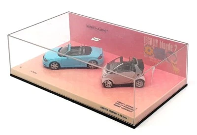Minichamps 1/43 Scale 402 173900 - Audi TT & Smart Cabrio - Legally Blonde 2 - Image 1 of 4