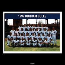 1992 Durham Bulls Team Card Chipper Jones HOF Minor League Pre Rc EX-MINT