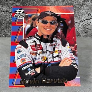 Kevin Harvick PRESS PASS STEALTH 2001 WINSTON #3 ROOKIE VINTAGE autographed card