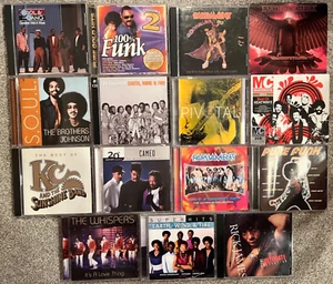 FUNK CD Lot 70s Old School Parliament HEATWAVE Comps RICK JAMES Cameo EARTH WIND - Picture 1 of 14