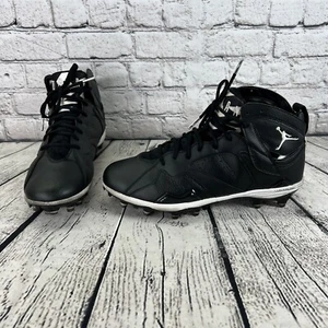 Air Jordan Retro 7 Oreo TD 2014 Football Cleats 719543-010 Black/White Size 12 - Picture 1 of 12