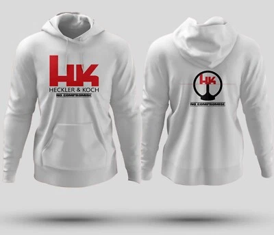 Sudadera con Capucha HK Heckler and Koch No Compromise 2 Laterales Talla S-5XL Hecha en EE. UU. Foto 1 de 2