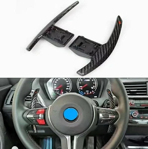 Performance Sport Echt Carbon Schaltwippen paddle für BMW M2 M3 M4 M5 M6 X5M X6M - Picture 1 of 6