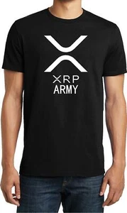 XRP ARMY T-shirt Tee Coin Crypto Currency Moonshot, Ripple - Picture 1 of 1