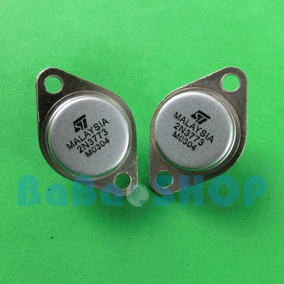 2pcs ~ 50pcs 2N3773 3773 + Insulating pad 16A 140V NPN Transistors TO-3 ST - Image 1 of 2