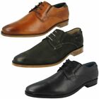 Mens Bugatti Rounded Toe Formal Lace Up Leather Shoes 31125101