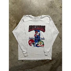 Vintage Arkansas Razorbacks 90s Citrus Bowl Long Sleeve Shirt Large Lightning - Bild 1 von 5