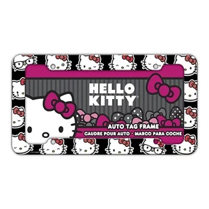 New Hello Kitty Emoji Heads License plate frame Auto Tag Universal 12.5" x 6" - Picture 1 of 1