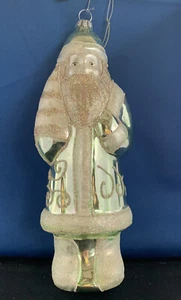 Katherine’s Collection Jumbo Glass Santa Christmas Ornament 9.75” - Picture 1 of 7