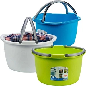 Bacinella Redonda 16L Con Asas Para Ropa Superbacinella Sol Grande Ø40×25 Cm - Imagen 1 de 6