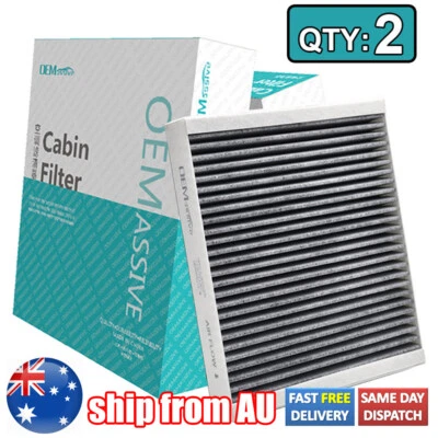 For Holden Cruze Malibu Pollen Cabin Air Filter Ventilation 13271190 13271191 X2 - image 1 of 4