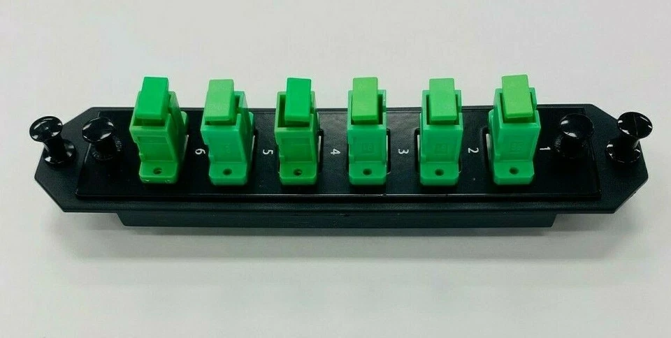 Alternative to CCH-CP06-6C, Corning, CCH SCAPC Fiber Optic Adapter Panel Strips - Image 1 of 1