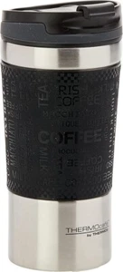 THERMOcafe by Thermos Vacuum Insulated Travel Cup, 350ml, Black, HV350BK6AUS - Picture 1 of 2