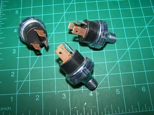 3 X Oil Pressure Switch 1/8 - 27, 3 Male Terminals for 1979-1981 Jeep CJ5, CJ7 - Picture 1 of 3
