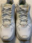 Size 13 - Nike Air Monarch IV White Lucky Green Gold