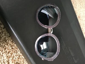 Tory Burch TY7128 Brown Round Papaya Sunglasses blue gradient gray lens - Picture 1 of 4