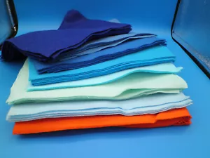 Huge lot felt squares 11" x 8 1/2"  56 colors 302 pieces see all pictures - Picture 1 of 6