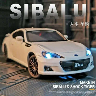 1:32 Subaru BRZ Alloy Diecast Model Sports Racing Car Sound Light Kids Gift Toys - Image 1 of 4