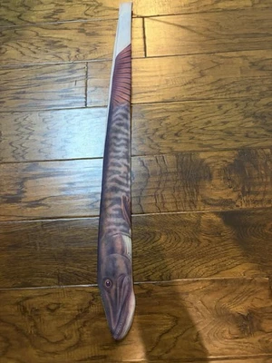 Corbata Ralph Marlin Vintage 1986 Clásica Muskie Fish Corbata Ajustada 53 x 3 Hecha en EE. UU. Foto 1 de 4