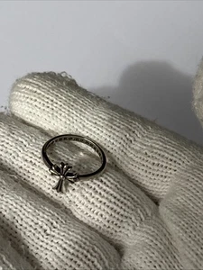 Anello croce gomma da masticare cuori cromati US 8 donna misura 8 - Foto 1 di 6