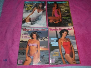 1980s Sports Illustrated Swimsuit Lot of 4 (1981 1982 1983 1984) Fine+ - Picture 1 of 4