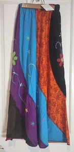 Damen KANTHA langer Blumen Rock Boho NEU Medium - Bild 1 von 8