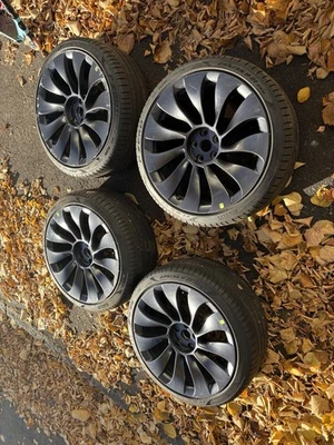 4x Tesla Überturbine 21“ Felgen + Sommerreifen - Bild 1 von 4