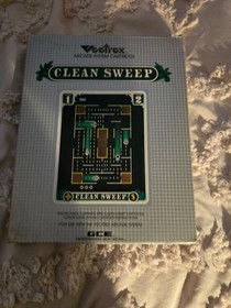 Clean Sweep (Vectrex Arcade System)  BOX ONLY