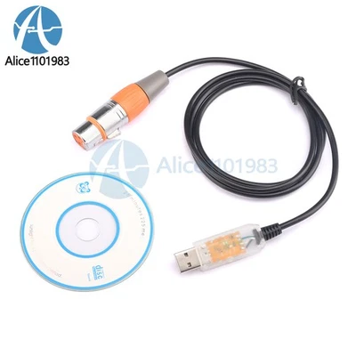USB to DMX Interface Adapter Cable Stage Light PC DMX512 Controller Dimmer DMX - Image 1 of 4