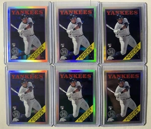2023 Topps Chrome Update 35th Anniversary Refractor Anthony Volpe (6) Card Lot - Picture 1 of 2