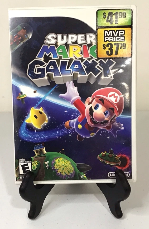 Super Mario Galaxy (Nintendo Wii, 2007) CIB Complete Tested Game w/ Manual - Image 1 of 2
