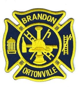 Brandon Ortonville (Oakland County) MI Michigan Fire Dept. patch - NEW! - Picture 1 of 1