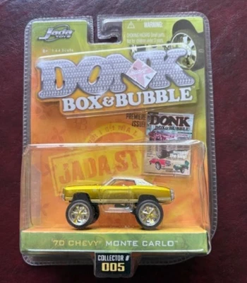 Jada Toys Donk Box & Bubble 70 Chevy Monte Carlo 2006 Onda 1 Súper Raro 1:64 Foto 1 de 3