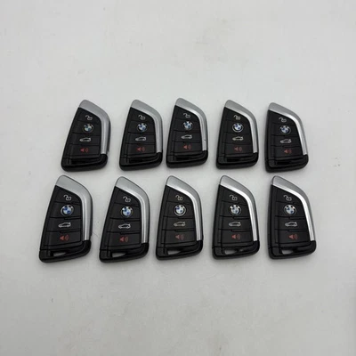 Lot x 10 BMW Key Fob Remote OEM N5F-ID21A - Black Locksmith NBG-IDGNG1M - Image 1 of 4