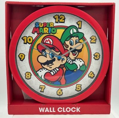Super Mario Wall Clock - Official Nintendo Product - Brand New In Packaging - Image 1 of 3