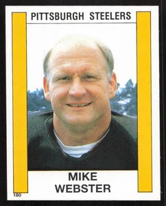 1988 Panini Stickers #180 Mike Webster Pittsburgh Steelers NO RESERVE! - Picture 1 of 2