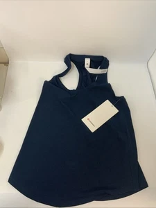 Camiseta sin mangas Lululemon Love para mujer - azul marino, talla UK 6 US 2 nueva con etiquetas - Imagen 1 de 8