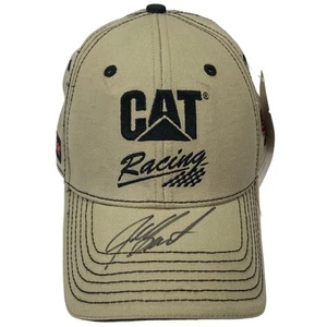 Jeff Burton NASCAR Racing handsignierte CAT Caterpillar Baseball Cap / Mütze - Bild 1 von 9