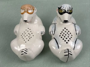 De colección Oso Polar Soporte Bicarbonato de Sodio Refrigerador Nevera Ahorrador Lote Cerámica - Imagen 1 de 6
