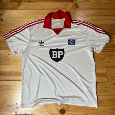 RARE Adidas Originals Hamburg SV 1983-84 Retro Jersey BP Sponsor Trefoil 2XL - Image 1 of 4