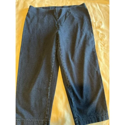 Pure Jill Denim Capri Pants Cropped Blue Jeans Comfort Stretch Casual  Style - Image 1 of 4