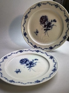 Fürstenberg Lottine Blaue Rose Frühstücksteller Brotzeitteller Speiseteller 21,5 - Bild 1 von 7